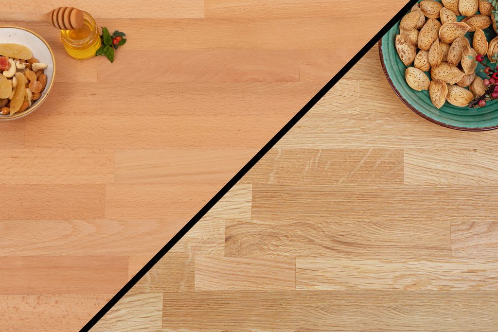 Beech vs oak worktops – which one to buy?